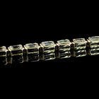 4ctw Bezel East West Emerald Tennis Bracelet