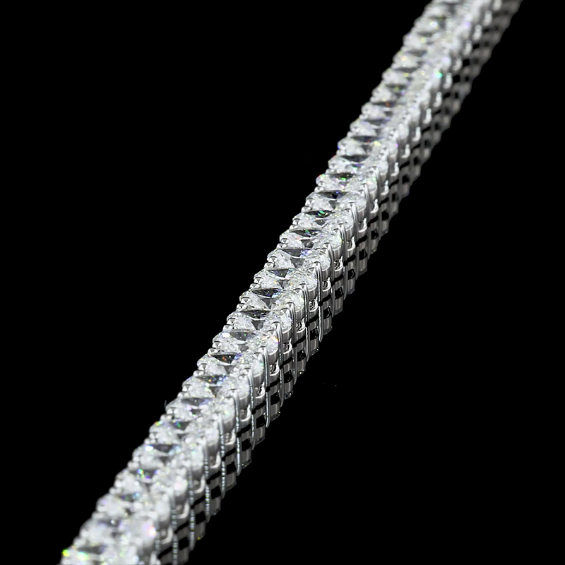 8ctw Prong Oval Tennis Bracelet