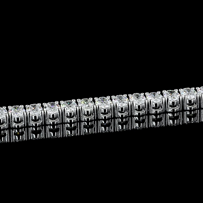 8ctw Prong Oval Tennis Bracelet