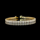 8ctw Prong Oval Tennis Bracelet
