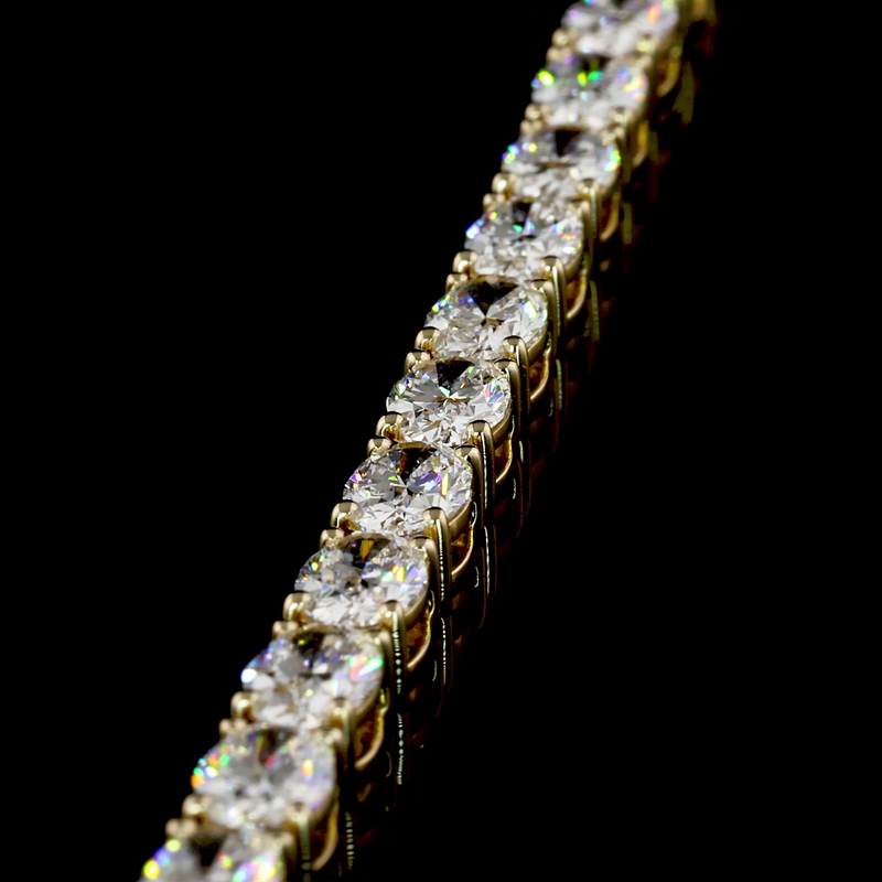 7ctw Prong East West Oval Tennis Bracelet