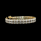 10ctw Prong East West Oval Tennis Bracelet