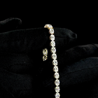 10ctw Prong East West Oval Tennis Bracelet