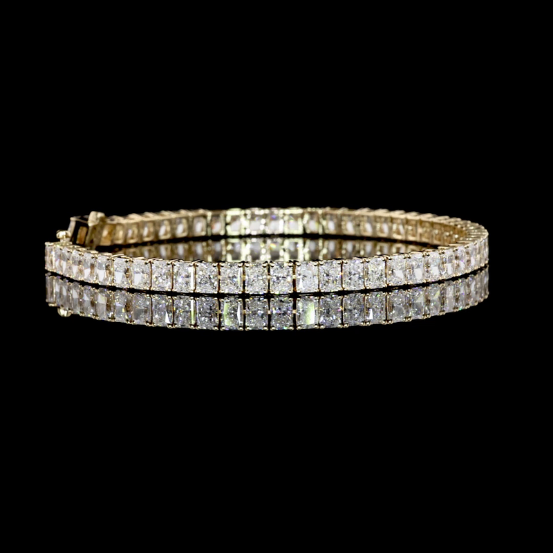 10ctw Prong Radiant Tennis Bracelet