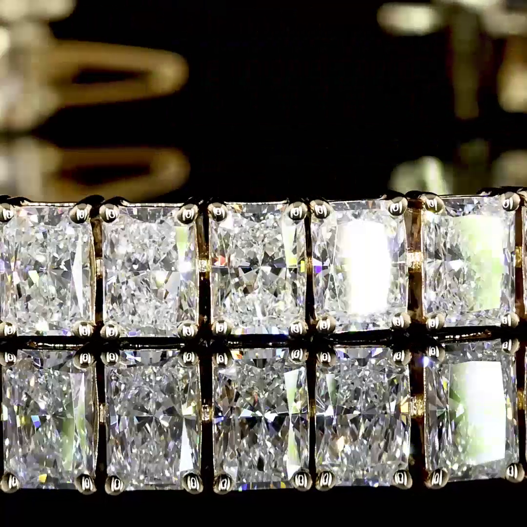 10ctw Prong Radiant Tennis Bracelet