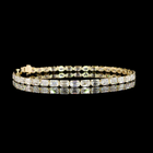8ctw Prong East West Emerald Tennis Bracelet