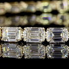 8ctw Prong East West Emerald Tennis Bracelet