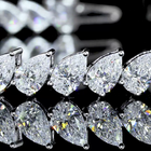 7ctw Prong Inclined Pear Tennis Bracelet