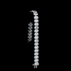 31ctw Prong Oval Tennis Bracelet