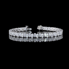 9ctw Prong Pear Tennis Bracelet