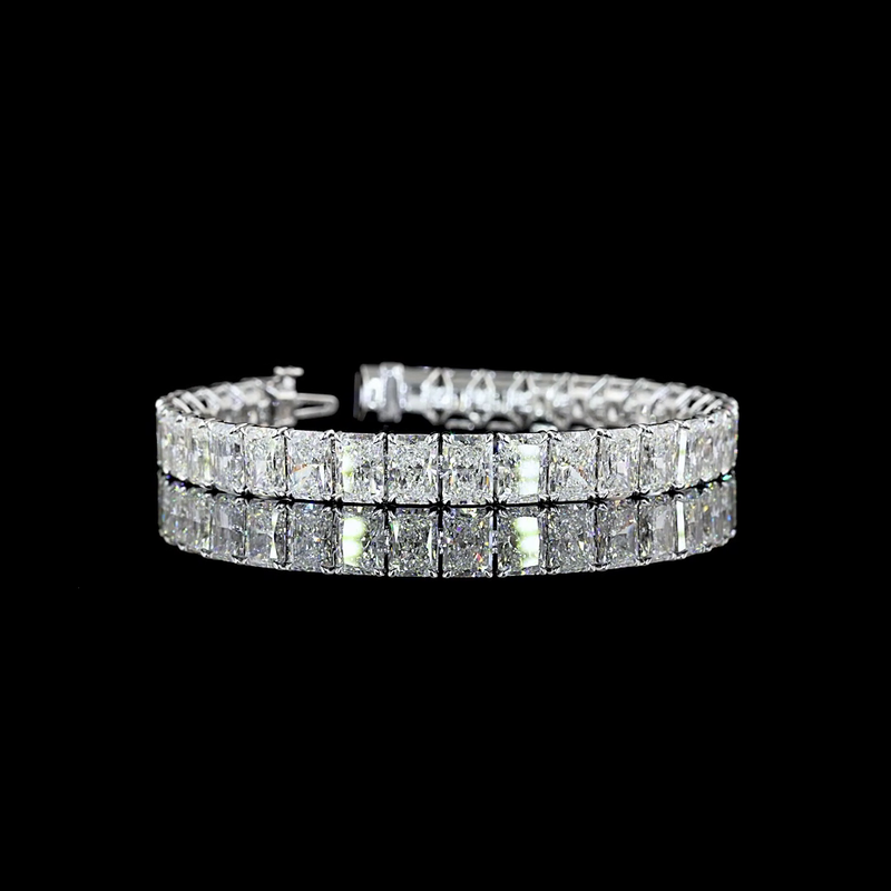 31ctw Prong Radiant Tennis Bracelet
