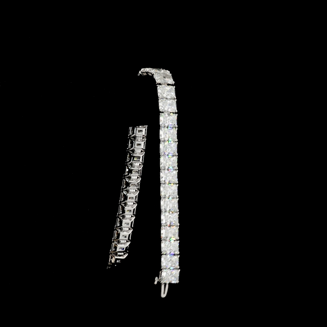 31ctw Prong Radiant Tennis Bracelet