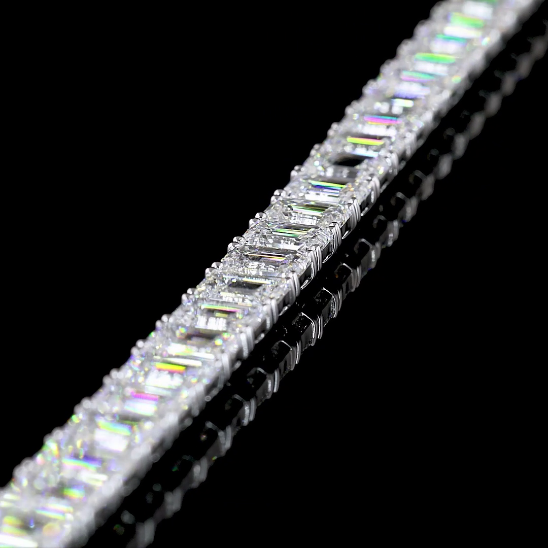 24ctw Prong Radiant Tennis Bracelet