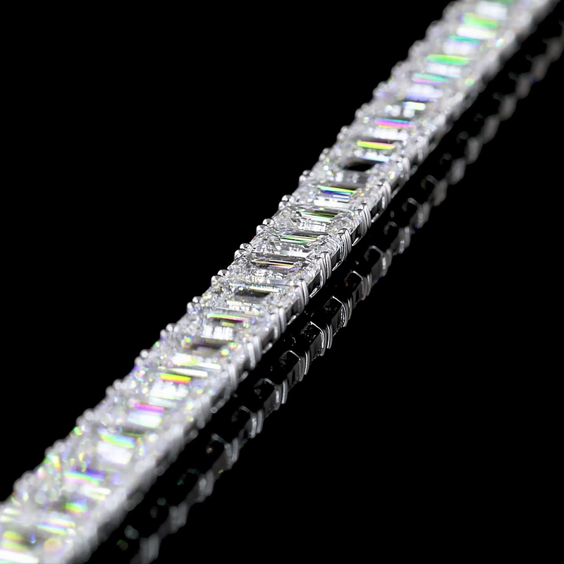 24ctw Prong Radiant Tennis Bracelet