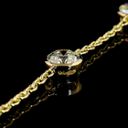 5ctw Bezel Old European Brilliant Station Bracelet