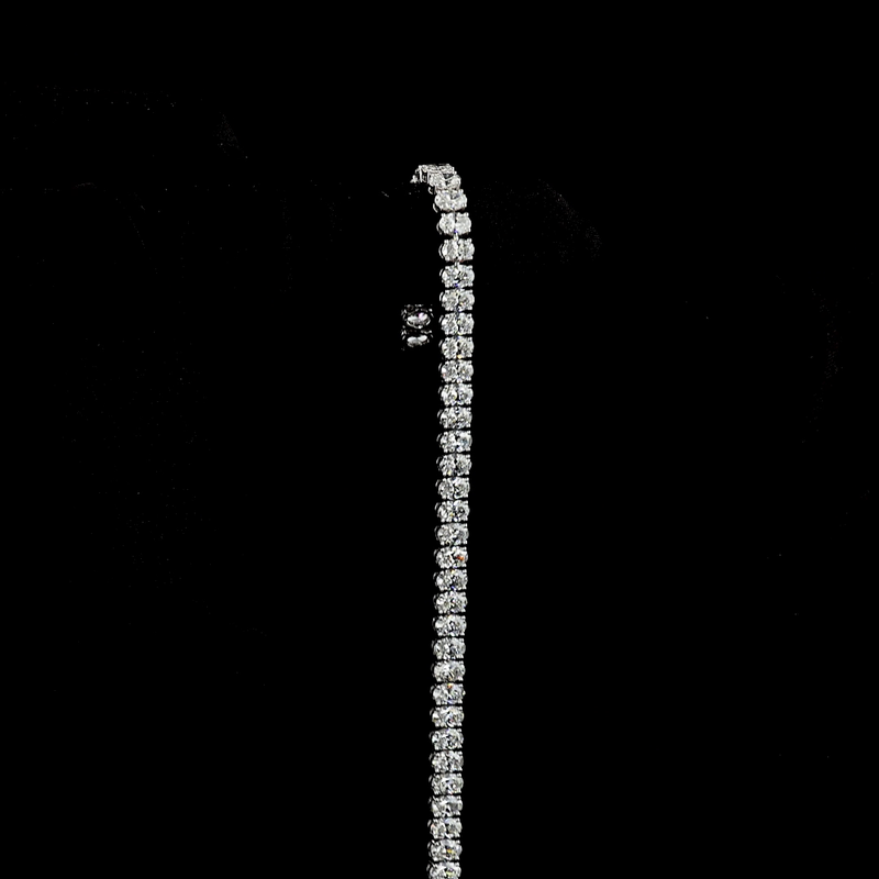 11ctw Prong Oval Tennis Bracelet