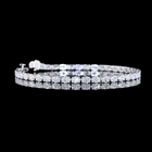 6ctw Prong East West Oval Tennis Bracelet