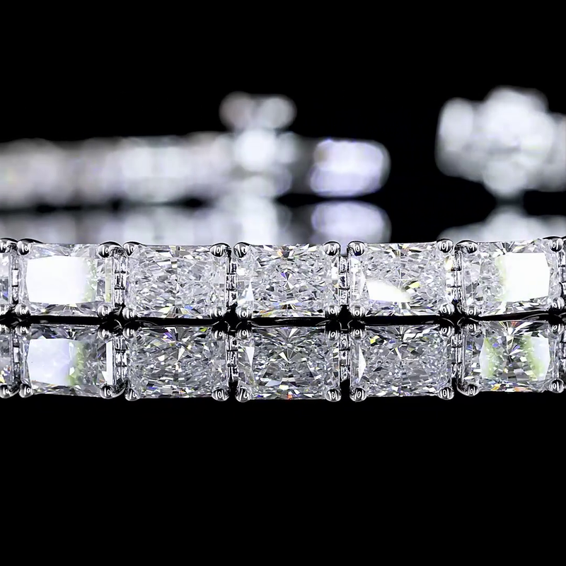 8ctw Prong East West Radiant Tennis Bracelet