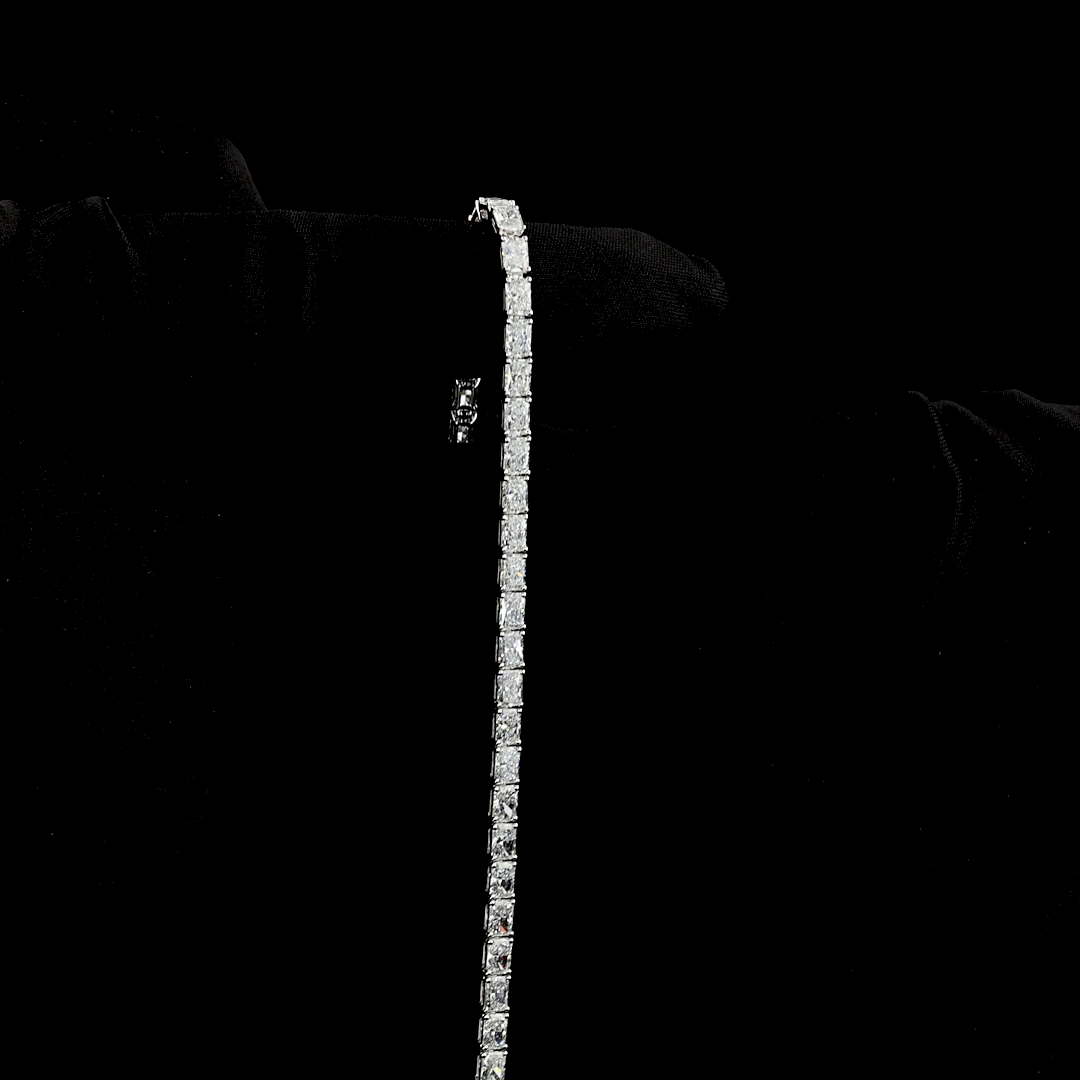 8ctw Prong East West Radiant Tennis Bracelet