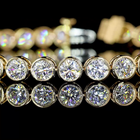 8ctw Bezel Round Tennis Bracelet