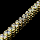 8ctw Bezel Round Tennis Bracelet