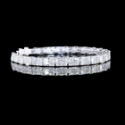 25ctw Prong East West Radiant Tennis Bracelet