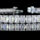 14ctw Prong Emerald Tennis Bracelet
