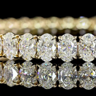 80ctw Prong Oval Tennis Bracelet