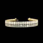 15ctw Prong Radiant Tennis Bracelet
