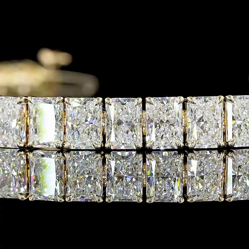 15ctw Prong Radiant Tennis Bracelet