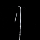 7ctw Prong Round Station Line Tennis Bracelet