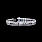 100ctw Prong Round Tennis Bracelet