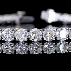 100ctw Prong Round Tennis Bracelet