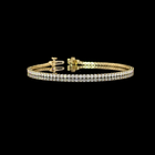 2-1/4ctw Prong Round Tennis Bracelet