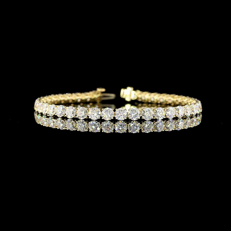 25ctw Prong Round Tennis Bracelet