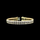 10ctw Prong Round Tennis Bracelet