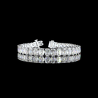 35ctw Prong Radiant Modified Tennis Bracelet