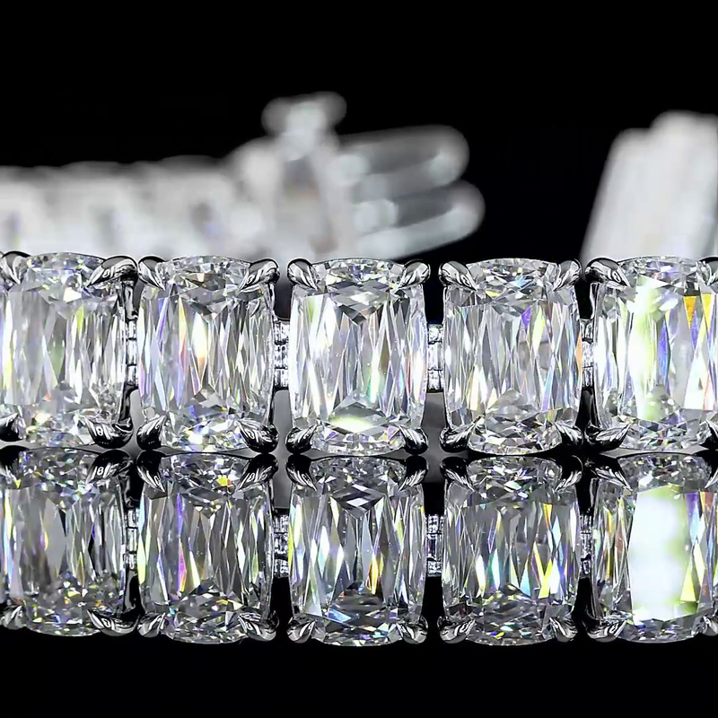 35ctw Prong Radiant Modified Tennis Bracelet