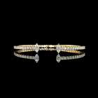 4ctw Prong Marquise & Round Bangle Bracelet