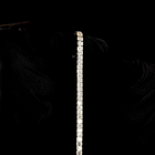 13ctw Half Bezel Asscher Tennis Bracelet