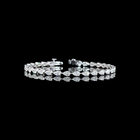 5ctw Prong East West Pear Tennis Bracelet