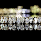 4-1/2ctw Prong Pear Tennis Bracelet