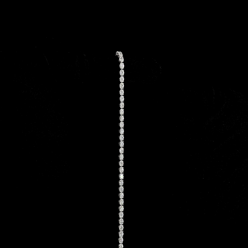 4ctw Prong East West Oval Tennis Bracelet