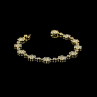 7ctw Bezel Round Station Bracelet