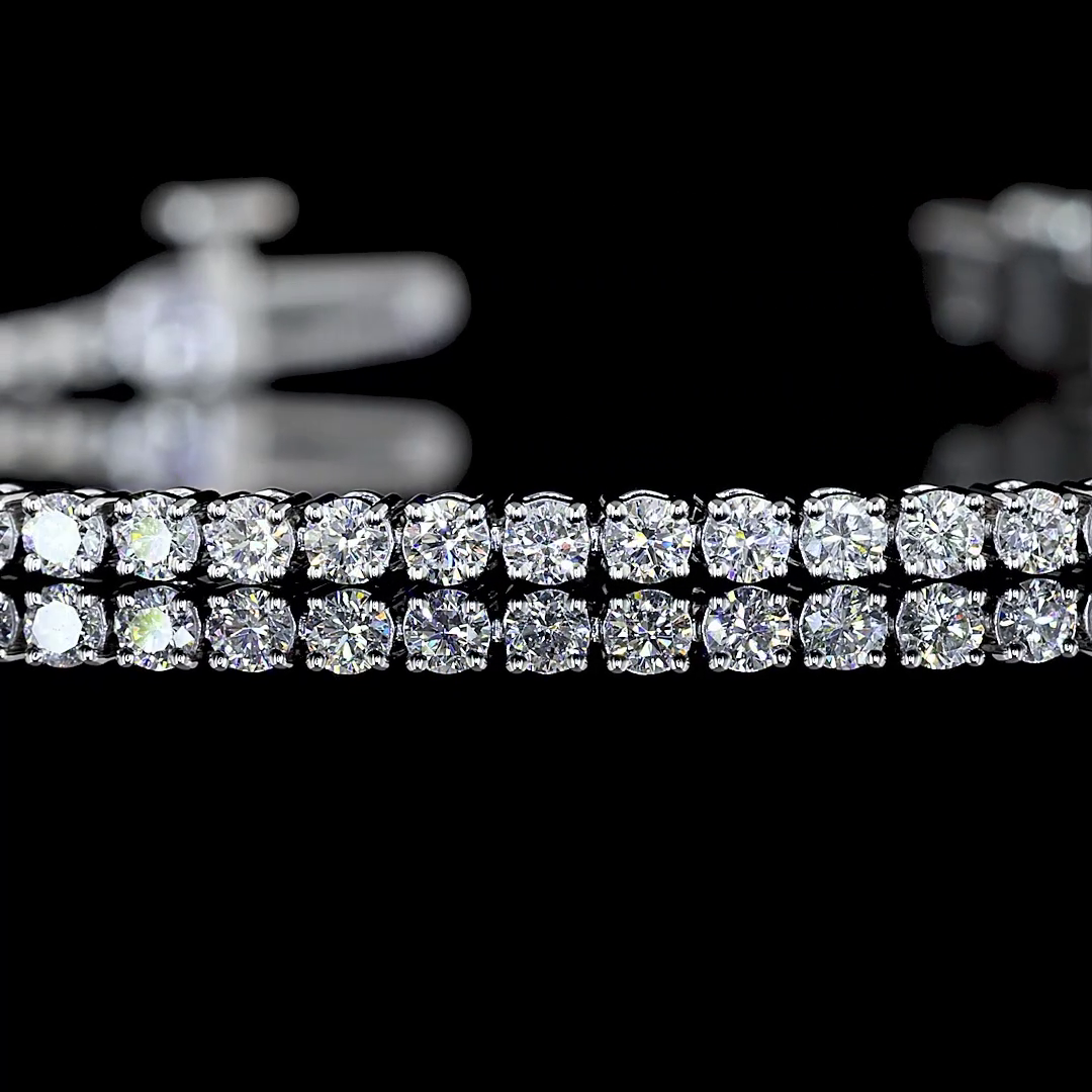 1-3/4ctw Prong Round Tennis Bracelet