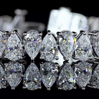 14ctw Prong Pear Tennis Bracelet