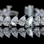 8ctw Prong Pear Tennis Bracelet