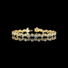 6ctw Pave Micro Round Tennis Bracelet