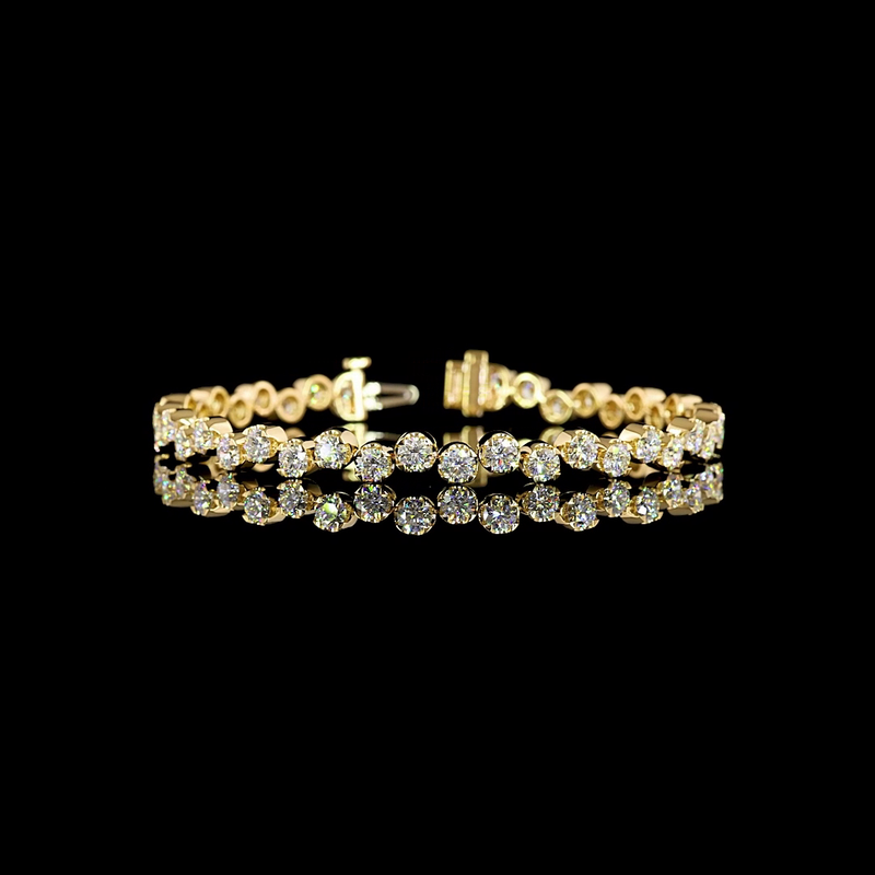6ctw Pave Micro Round Tennis Bracelet