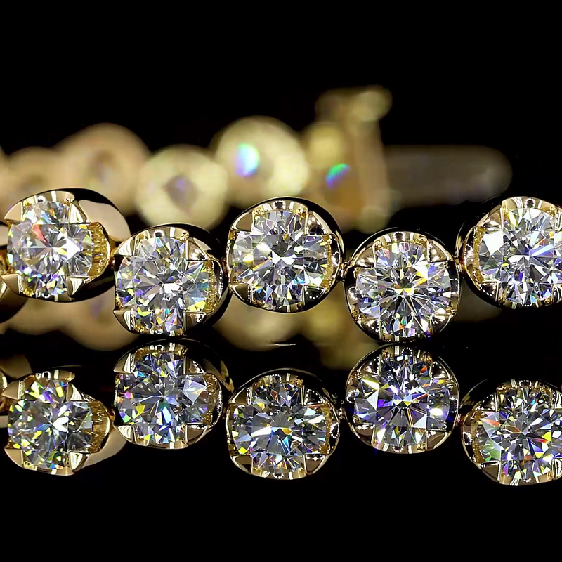 6ctw Pave Micro Round Tennis Bracelet